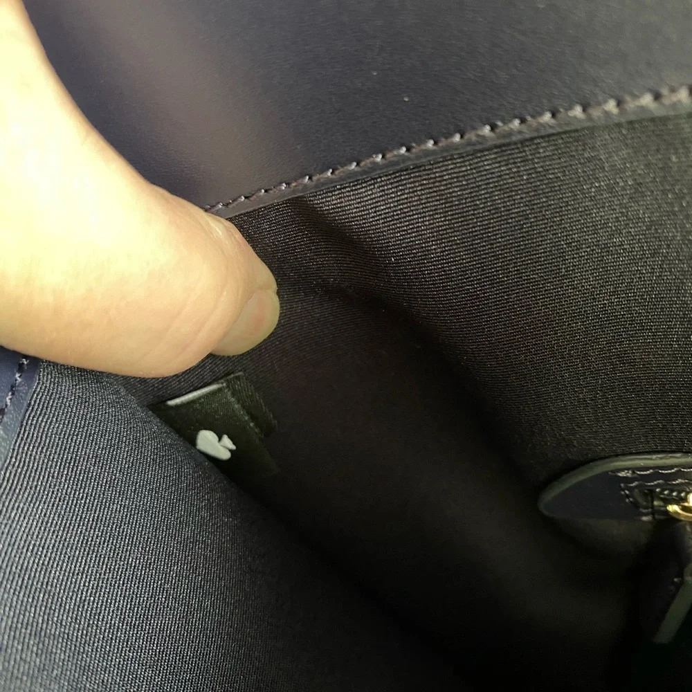 Kate Spade Manhattan large tote bag rabbit embroide pearls rhinestones - Picture 7 of 12